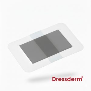 Transparent Adhesive Dressing With Antimicribial Silver Pad